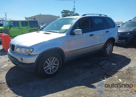 2001 BMW X5 3.0 from USA, damaged, VIN WBAFA53551LP24873